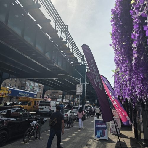 Jackson Heights Square Elevated Rail